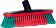 VIKAN VEHICLE BRUSH, WATER FED, 370MM SOFT/SPLIT BLACK