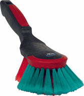 VIKAN 524652 HAND BRUSH 320MM, SOFT/SPLIT, BLACK