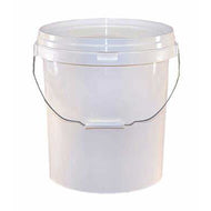 20 LITRES WHITE VALETERS PAIL WITH LID