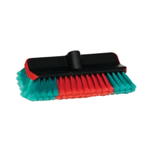 Vikan 524752 High/Low Waterfed Washing Brush – 275 mm, Soft/Split Bristles, Black