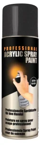 500ml Satin Black Spray Paint – High-Performance Acrylic Finish for Industrial and Automotive Use