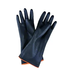 Shield GI/6406 Industrial Chemical Rubber Gloves – Size 10 (XL) for Heavy-Duty Protection