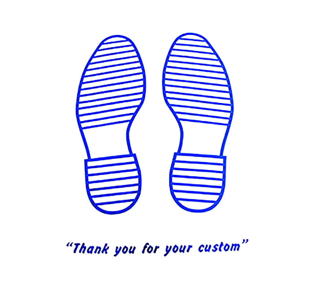 Paper Floor Mats with Printed Feet – Protect Vehicle Interiors with Professional Detailing Mats (Pack of 200)