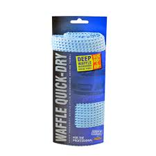 Waffle Quick Dry Microfibre Drying Towel – Ultra Absorbent, Streak-Free Drying for Professional Use
