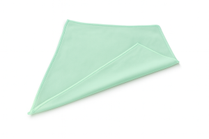 GLASS MICROFIBRE 46cm x 46cm (PACK OF 10) – GREEN - soft microfibre weave glides smoothly across surfaces