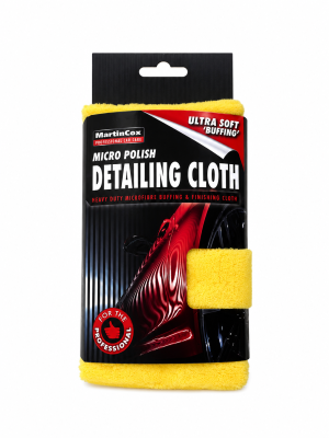 MICROFIBER DETAILING CLOTH (40CM X 40CM) heavy duty buffing & finishing cloth